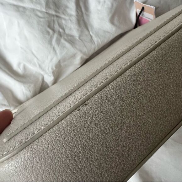 Rebecca Minkoff Love Too Leather Crossbody Bag in Cream NEW MSRP $298 (flawed) - Picture 6 of 9